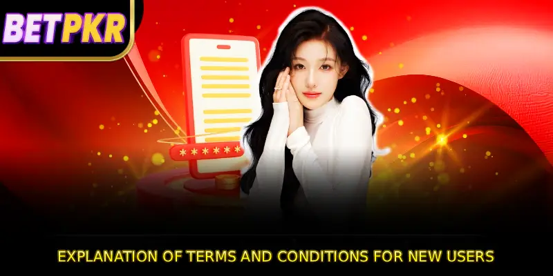 Explanation of terms and conditions for new users