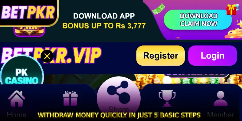 Withdraw money quickly in just 5 basic steps