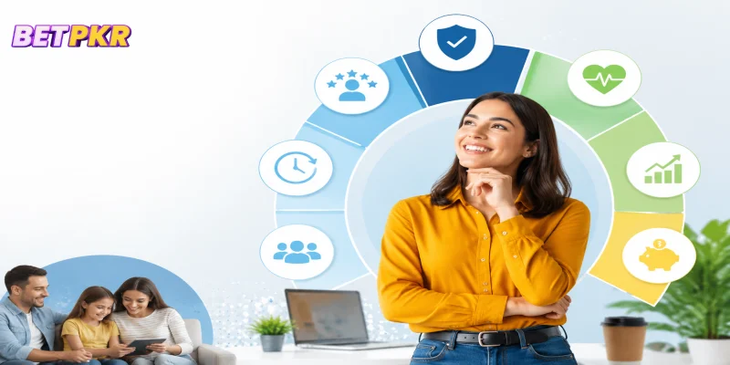 An infographic detailing the various structural Benefits for Users engaging with online betting platforms.